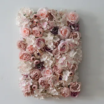 60x40cm Umetne Rože Dekoracijo Sten Hydrangea Peony Rose Cvet Mat Poroko ozadje Trgovina Dekor Cvetlični motiv 24516