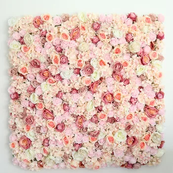 60x40cm Umetne Rože Dekoracijo Sten Hydrangea Peony Rose Cvet Mat Poroko ozadje Trgovina Dekor Cvetlični motiv