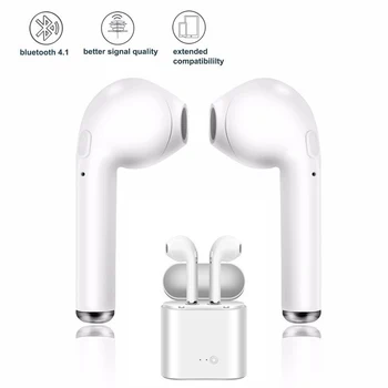 JFWEN i7s tws Brezžične Slušalke Bluetooth 5.0 Slušalke šport Čepkov Slušalke Z Mikrofonom Polnjenje box Za vse pametne telefone