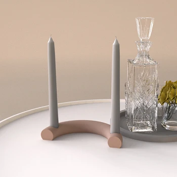 Cement Svečnik Silikonsko Plesni svijećnjak Oprema Plesni CandleHolder za Dekoracijo Doma DIY ustvarjalne Silicijevega Jedra