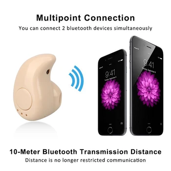 S530 Mini 4.0 Bluetooth Slušalke Šport Gaming Slušalke Z Mikrofonom Brezžične Slušalke Prostoročne Stereo Čepkov Za IOS Android