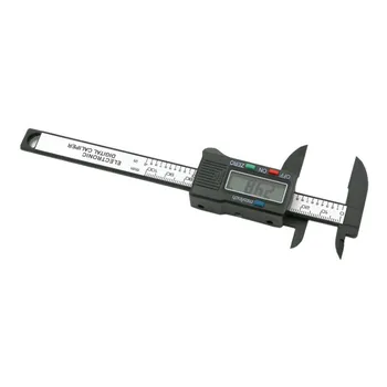 0 - 100 mm/4 inch LCD Digitalni Elektronski Ogljikovih Vlaken Vernier Kaliper Merilnik Mikrometer za Merjenje Orodje novo NOVO