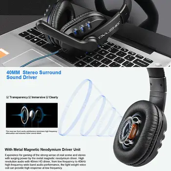 3Types za Stereo Slušalke Gaming Slušalke Za PS4 Xbox En PC Telefon Led Luči Igranje Z Mikrofon Profesionalni Igralec 24949