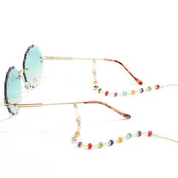 Preprosta, Barvita Kristalno Očala Verige Sončna Očala Pribor Obešanje Vratu Očala Debelo Vrv