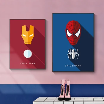 Film Superheroj Avengers Platno Slikarstvo Sodobne Marvel Plakatov in Fotografij Abstraktna Umetnost Stenske Slike za Dnevni Sobi Doma Dekor 2498