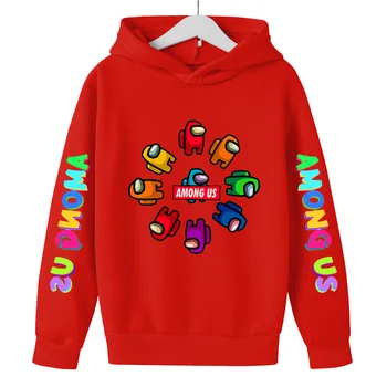 Med NAMI otroška Oblačila Sweatshirts Bombaž Otroška Hoodies Outwear Otroci Malčka Dekle Zimska Oblačila 2021 Igro Božič Obleko 25004