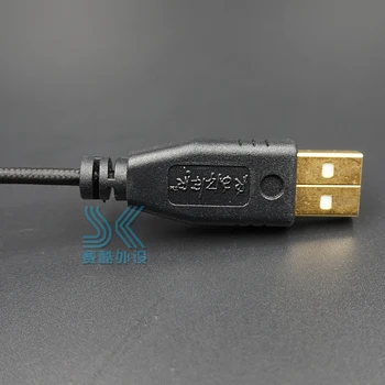 Trajen Najlon, USB Kabel Miške Za Razer DeathAdder Elite 3500 2013 1800 Naga Abyssus miška žice power off nadomestne linije