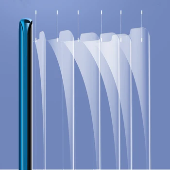 UV Tekoče Lepilo Steklo za xiaomi redmi opomba 9 9 pro max full UV-screen protector za xiaomi cc9 pro mi 10 opomba 10 pro stekla film