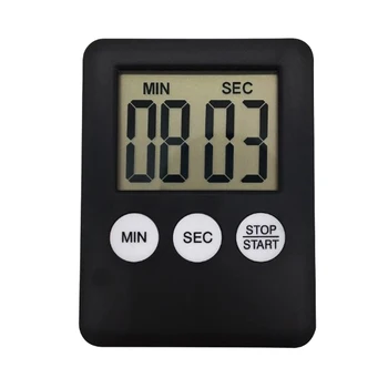 Digitalni LCD Zaslon Kuhinjski Timer Kvadratnih Kuhanje Odštevanje Alarm Magnet Ura OCT998