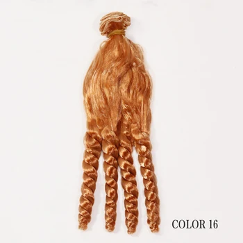 1 kos 20 cm*100 cm, imitacija moher lase Kodrasti lasje lasulje mleko svilene za BJD/SD lutka lasulje Fapai lutka pribor mehke lase, lasulje