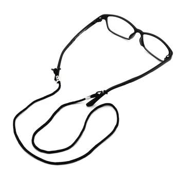 2Pcs Nylon Črna Sončna Očala Očala Trak Vratu Kabel Niz Honorar Vrvica za opaljivanje tega Black Verige Imetnik Najlon Vratu Vrv Trak