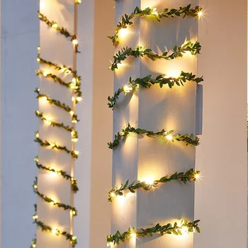 Lučka Niz Luči 50/100 LED Sončne Svetlobe Led, Zunanji Listi Pravljice Garland Božično zabavo Nepremočljiva Sončne Luči za Vrt Dekor