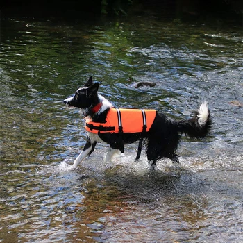 Pasje Življenje Odsevni Jopiči Nastavljiv Pes Življenje Majice za Plavanje, Čolnarjenje, vožnja s Kanuji Pet Varnost Ohranjevalnik Preserver Plavanje Telovnik