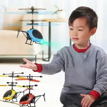 Mini Drone, ki Plujejo pod RC Copter z Daljinskim upravljanjem Letala Vzmetenje Indukcijske Helikopter LED Luči Igrače za Otroke Darilo 26645
