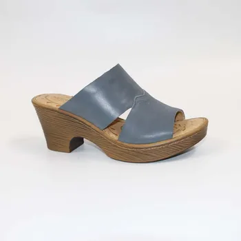 Lesene shoesLeather sandali womanComfortable cowhide slippersWomen slippersHigh-kakovost za ženske sandali 2694