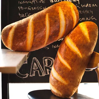 20 cm 3D simulacija kruh oblikovan vzglavnik mehko pasu blazine plišastih pliš plišaste igrače dom dekoracijo L4