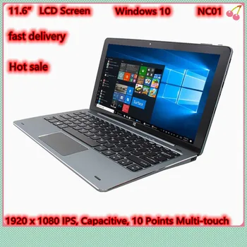 Za 11,6 palca Vroče Prodaje Windows 10 Tablet PC S Pin Docking Tipkovnica Quad Core, 4GB RAM 128GB ROM 1920*1080 IPS Kapacitivni Zaslon