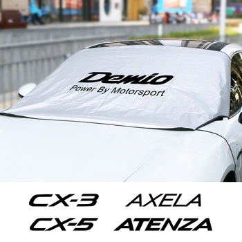 Poletje Auto Vetrobransko steklo Dežnik Pozimi Snežno odejo Nepremočljiva Zaščite Za Mazda 3 6 CX3 CX5 MS POSLANCI Demio Axela Avto Dodatki