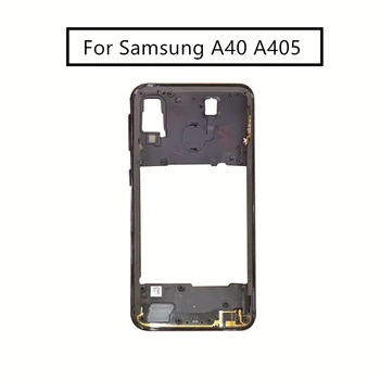Za Samsung Galaxy A40 A405 Sredini Okvirja Ploščo Ploščo Stanovanj Primeru nazaj okvir Kovinski Sredi Faceplate Okvir, Popravila, Rezervni Deli 27985