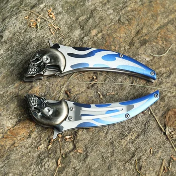 RUIMEI Duha Glavo Folding Nož, Posebne Oblike 231 Ocean Blue Letalstva Aluminija Ročaj Zbirka Mali Nož EOS Sadje Nož.