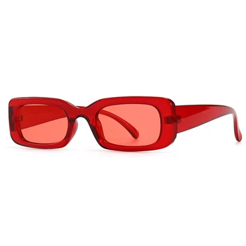 Črna Sončna Očala Ženske 2021 Pravokotnik Letnik Očala Blagovne Znamke Oblikovalec Kvadratnih Sončna Očala Ženski Lady Eyeglass Poletje Slog