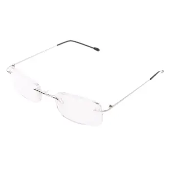 Moške Titanove Zlitine Brez Rim Obravnavi Očala brez okvirjev, Zložljivi Očala Presbyopia Očala + 1.0 + 1.5 + 2.0 + 2.5 + 3.0 + 3.5