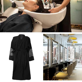 Modni Frizerski Kimono Plašč Plašč Haircutting Salon Predpasnik Nepremočljiva Anti-statični