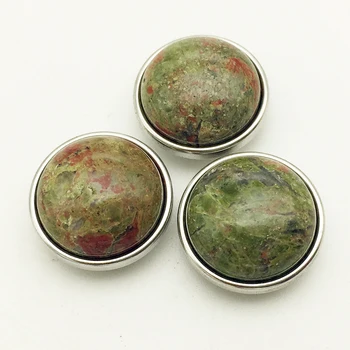 5pcs/veliko Visoko kakovostnih 18 mm kamen pripni gumb za DIY nakit TB506 28605