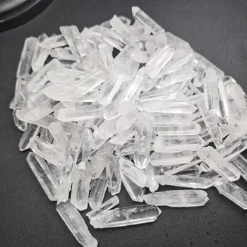 Naravni Prozorno Čistega Lemurian Semena Bele Quartz Crystal Koncu Bar kristalno Beli Kristalni Vzorec Zdravilne Energije