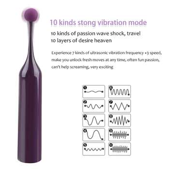 Lizati Klitoris Vagine Stimulator Nastavek Massager Sex Igrače za Ženske Masturbator USB Polnjenje G-Spot Vibrator 10 Frekvenca