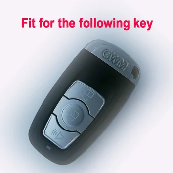 Ogljikovih Vlaken TPU Avto Ključ Zajema Primeru Imetnik Keychain za Haval Hover Coupe H1 H2 H4 H6 H7 H8 H9 GMW C50 F5, F7, H2S Dvigalo