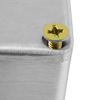Top Prodajne 1590BB Slog Učinki Pedal Aluminija Stomp Polje Ograde za Kitaro Instrument Primerih Skladiščenje Imetnik