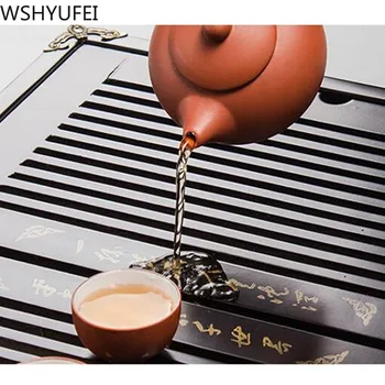 Vroče Prodaja Masivnega Lesa Čaj Pladenj za Čaj, set Čaj, Set, Pribor za Shranjevanje Vode Čaj Pladenj Kitajski Čaj Soba Slovesnosti Orodja WSHYUFEI