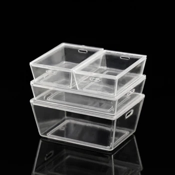 1:6 in 1:12 Mini Model lutka hiša Škatli s pokrovom/ škatla za shranjevanje/vsebujejo primeru 4-delni set