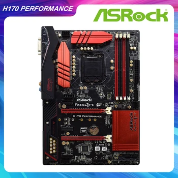 H170 USPEŠNOSTI Za ASRock LAS 1151 Inte H170 Gaming Rudarstvo Motherboard DDR4 2133 non-ECC 64GB i7 i5, i3 Cpe, PCI-E 3.0 x16 slot, 29516