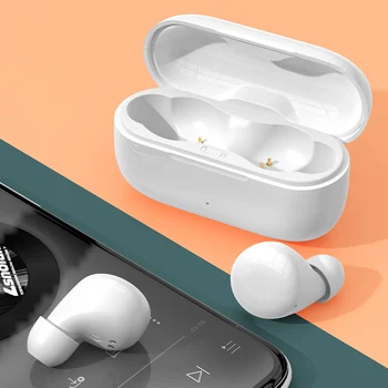 Novi Bluetooth slušalke HI-fi Brezžične Stereo Šport bas Slušalke Podporo Dotik za xiaomi iphone polnjenje box MP3 z Mikrofonom