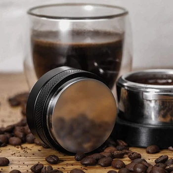 Novo 51mm Espresso Zaščitene & Distributer, Dvojno Glavo Kave Leveler, Nastavljiva Globina-Strokovno Espresso Strani Tampers 29831