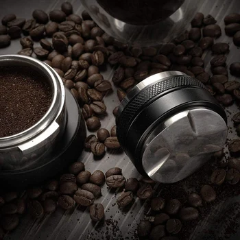Novo 51mm Espresso Zaščitene & Distributer, Dvojno Glavo Kave Leveler, Nastavljiva Globina-Strokovno Espresso Strani Tampers