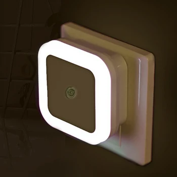 LED Nočna Lučka Mini Light Senzor za Nadzor 110V 220V EU NAS Plug Nočna Lučka Za Otroke, Otroci Dnevna Soba, Spalnica Razsvetljavo 30209