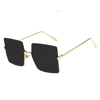 Blagovno znamko Design Kvadratnih Prevelik sončna Očala za Ženske Moški Modni Klasično Eleganten Vožnje Športne UV400 Velika sončna Očala Očala 2021 302