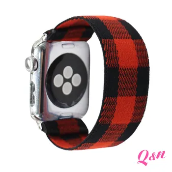 Francosko zastavo proge Najlon Pletene Elastične Apple Watch Band,38/40,42/44 mm za Apple Gledati Vse Serije, Apple Watch Scrunchie Trak 30314