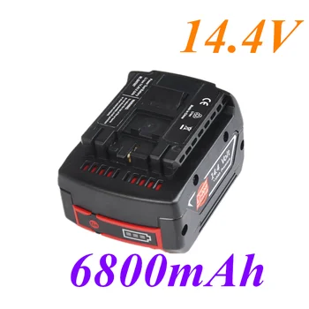 14,4 V 6800mah Polnilna Litij-ionska Baterija za mobilni paket za BOSCH akumulatorski Električni izvijač BAT607,BAT607G,BAT614,BAT614G