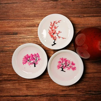 Čarobno Sakura, Zaradi Pokal Sprememba Barve s Hladno/Toplo Vodo-Glejte Breskev Češnje Cvetovi Cvetijo Čudežno Sakura BlossomTea Skledo Spodbujanje