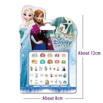 NOVE Disney girls zamrznjene Princesa elsa Ana Nalepke za Nohte Igrače sneguljčica Sophia Mickey Minnie otroci uhani igrače Ustvarjalno darilo 31288