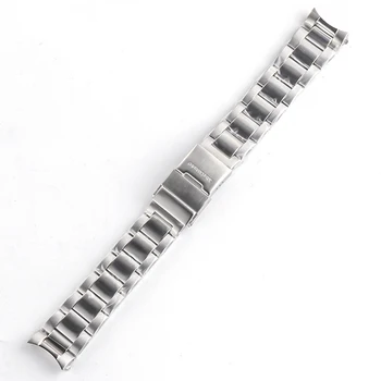 21 mm Kakovostnega Nerjavečega Jekla Watch Trak Watch Band Zložljiva Primerni za Longines 41mm HydroConquest L3.742 782 Srebro Trdna Trak 31312