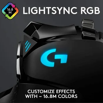 Logitech G502 Junak Visoko Zmogljivost Igra z Miško Junak Motorja 16000DPI RGB Glare G502 Programabilni Nastavljiva Svetloba Synchronizatio
