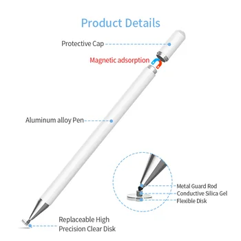 Pisalo za Andriod IOS Apple Svinčnik Pisalo za Tablični računalnik iPad Svinčnik Xiaomi Samsung Smart Pen Pisalo, Svinčnik, Touch Pen