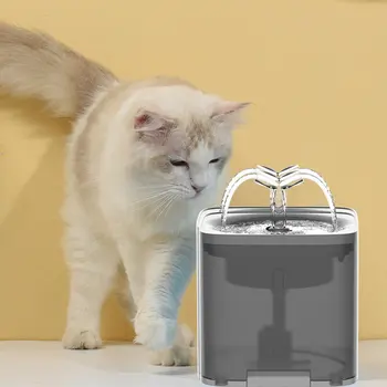 Samodejno Mačka Razpršilnik Vode 2 L Filter Vodnjak Pametna Mačka Napajalnega Voda Skledo Pitne Potrebščine Za Pse In Mačke 31906
