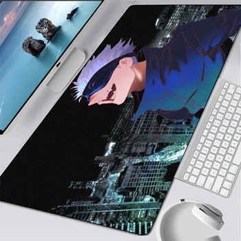 Anime Jujutsu Kaisen Zaklepanje Robu Velike Gaming Mouse Pad Računalnik Gamer CS ODPRITE Tipkovnico, Miško Mat Desk Mousepad manga preprogo
