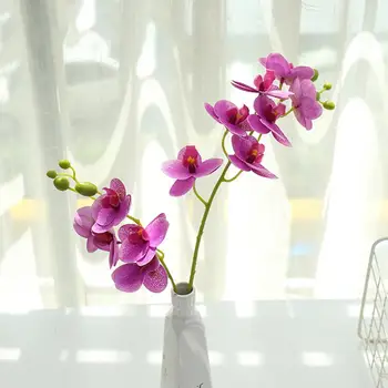 Umetni Ponaredek Metulj Orhideja je Cvet 3D Tiskanja Namizje Okraski iz Plastičnih Postelji v Dnevni Sobi Simulacije Obrat za Poroko